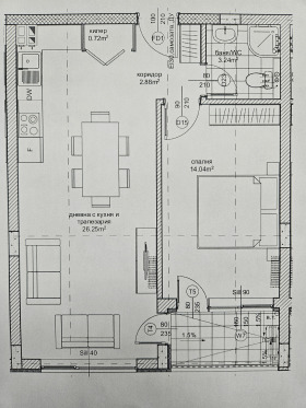 1 slaapkamer Vazrazjdane 1, Varna 1