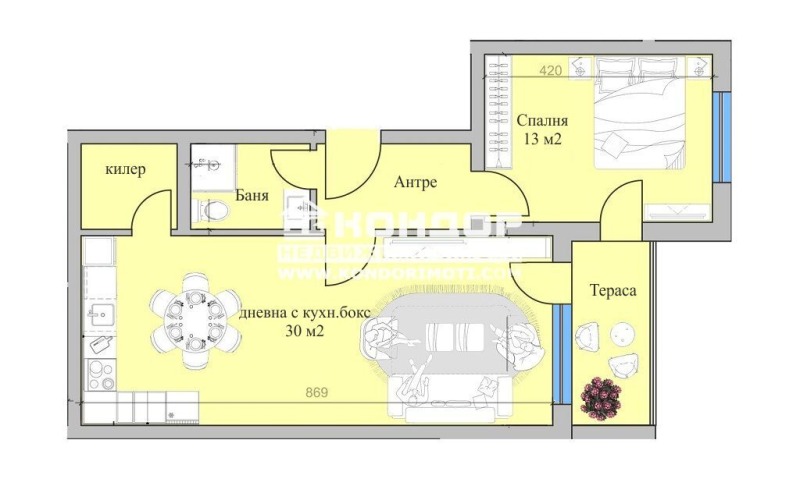 Продава  2-стаен град Пловдив , Христо Смирненски , 81 кв.м | 10946047 - изображение [14]