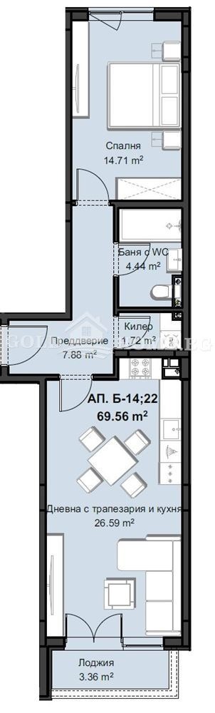 Продава 2-СТАЕН, гр. Пловдив, Христо Смирненски, снимка 6 - Апартаменти - 54301652