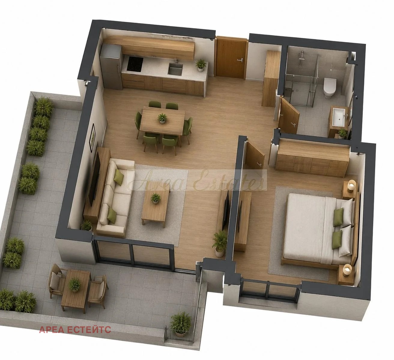 Продава 2-СТАЕН, гр. Царево, област Бургас, снимка 15 - Апартаменти - 55042982