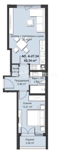 Продава 2-СТАЕН, град Пловдив, Христо Смирненски • 128950 € / 252204.28 лв. • 18826511 2