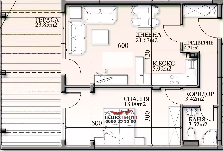 Продава 2-СТАЕН | Imot.bg — изображение 3