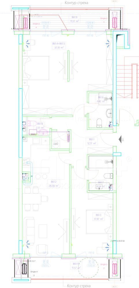 À venda  3 quartos Sofia , Krastova vada , 162 m² | 63130585 - imagem [17]