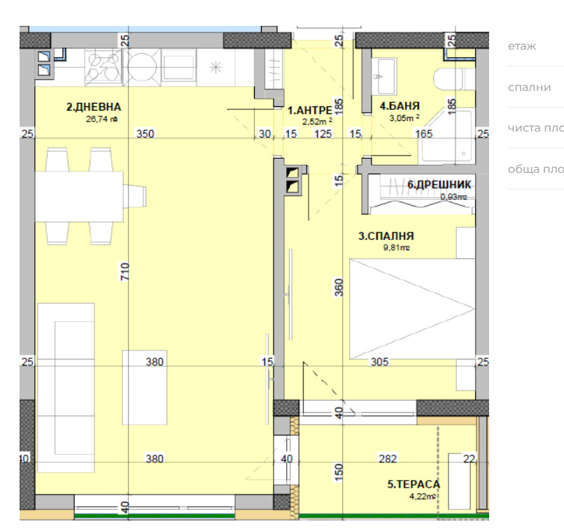 Продава 2-СТАЕН, гр. Варна, Виница, снимка 2 - Апартаменти - 54080420