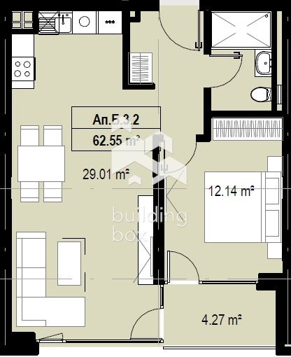 Продава 2-СТАЕН, гр. София, м-т Камбаните, снимка 6 - Апартаменти - 54268300