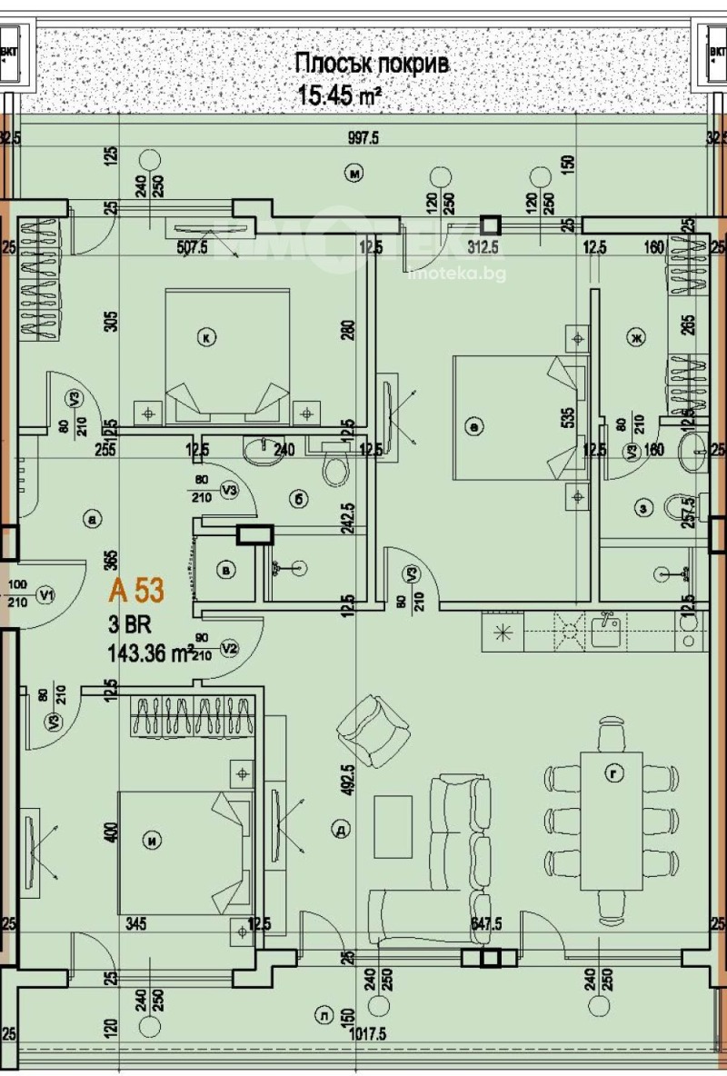 For Sale  3+ bedroom Sofia , Manastirski livadi , 162 sq.m | 94663932 - image [2]