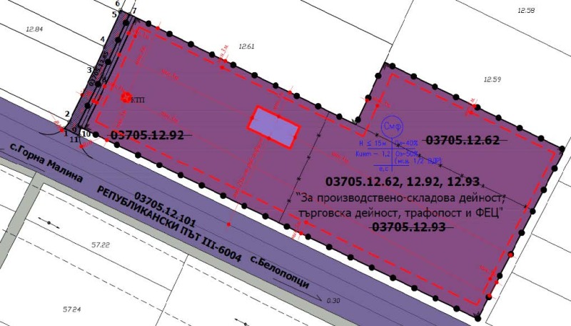 Продава ПАРЦЕЛ в област София, с. Белопопци - 12000 кв.м / 228 000 € » 445 929.24 лв., ВАС МЕТАЛ