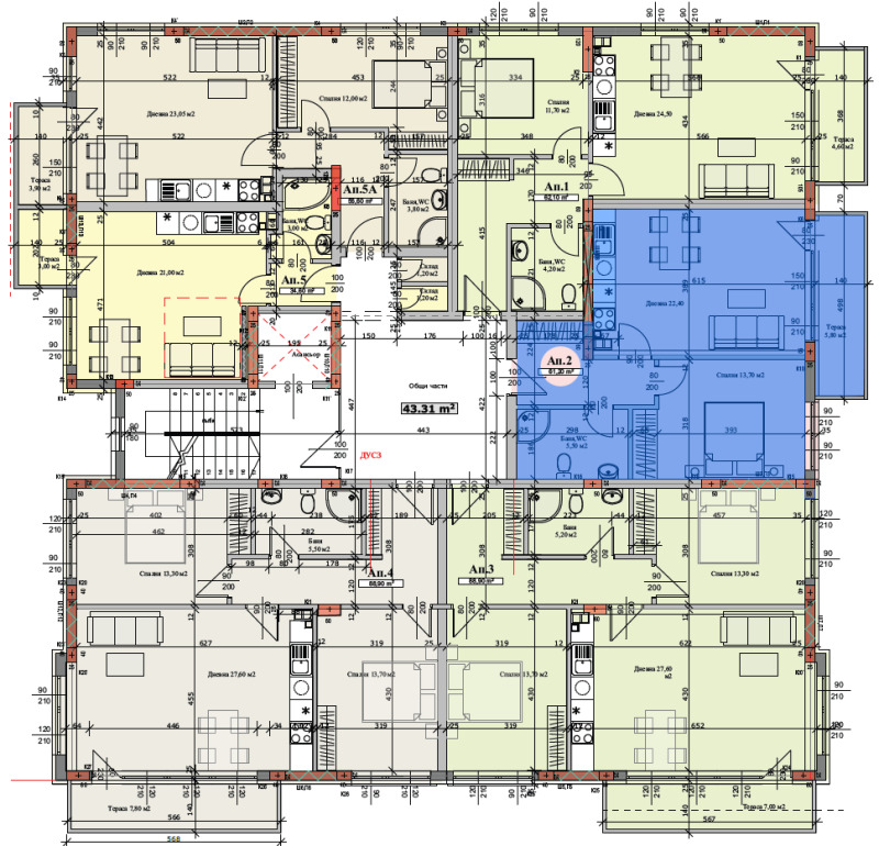 Продава 2-СТАЕН, гр. Велико Търново, Картала