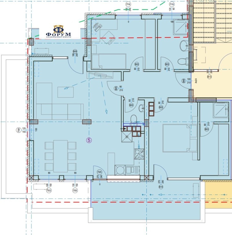 En venta  2 dormitorios Plovdiv , Kamenitsa 2 , 135 metros cuadrados | 86387607 - imagen [2]