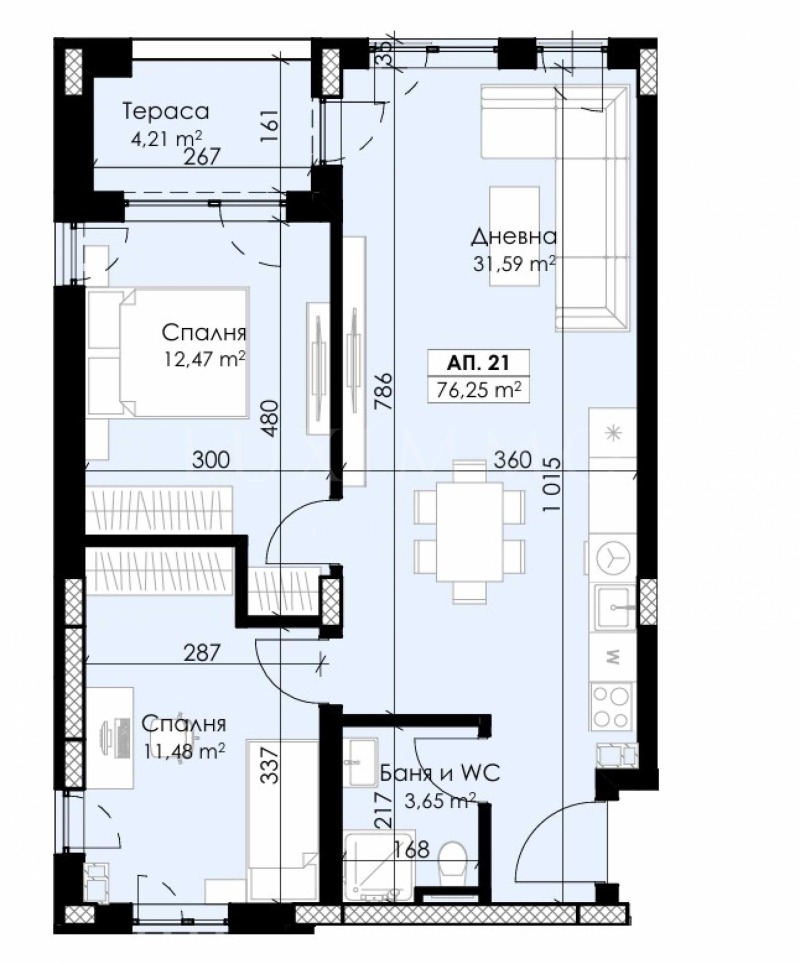 Myytävänä  2 makuuhuonetta Plovdiv , Hristo Smirnenski , 118 neliömetriä | 36407618 - kuva [10]