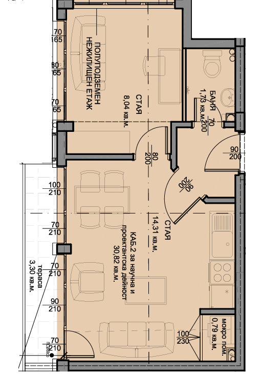 Zu verkaufen  Büro Warna , Biznes hotel , 40 qm | 31977502