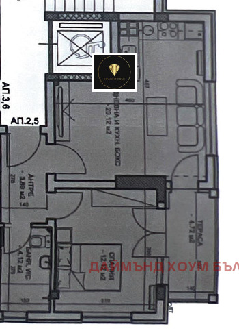 Продава 2-СТАЕН, гр. Пловдив, Христо Смирненски, снимка 2 - Aпартаменти - 47443011