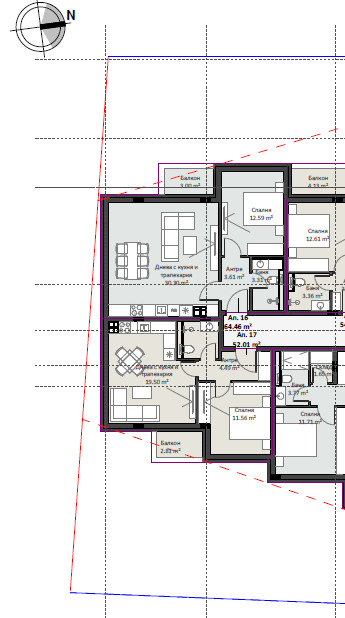 Продава 2-СТАЕН, гр. София, Левски В