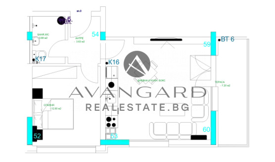 In vendita  1 camera da letto Plovdiv , Tsentar , 78 mq | 42522023 - Immagine [2]