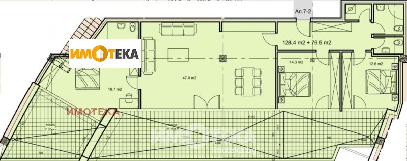 En venta  3+ dormitorios Sofia , Manastirski livadi , 232 metros cuadrados | 49975102 - imagen [4]