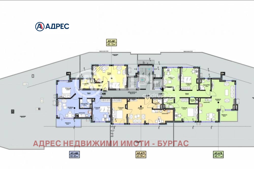 Продава МНОГОСТАЕН, гр. Бургас, област Бургас, снимка 4 - Апартаменти - 53793970