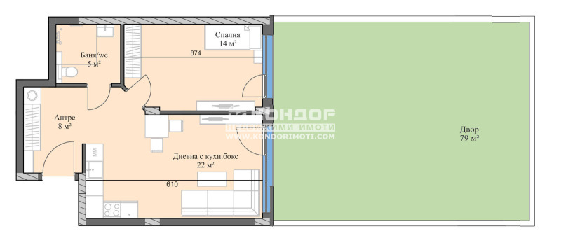 Na sprzedaż  1 sypialnia Plowdiw , Karszijaka , 148 mkw | 46928225 - obraz [4]