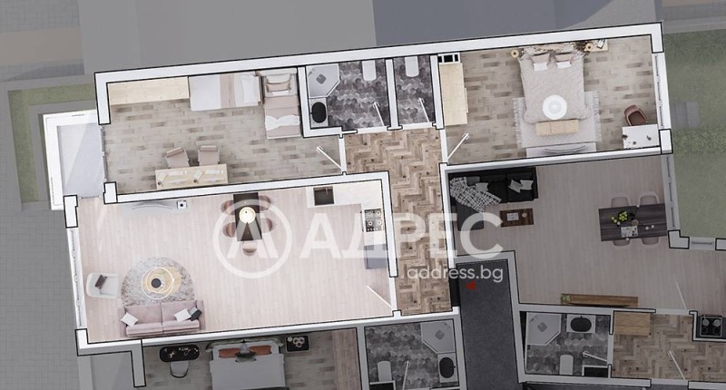 Продава  3-стаен, град София, Стрелбище •  370 465 EUR • ID 78126209 — holmes.bg - [1] 