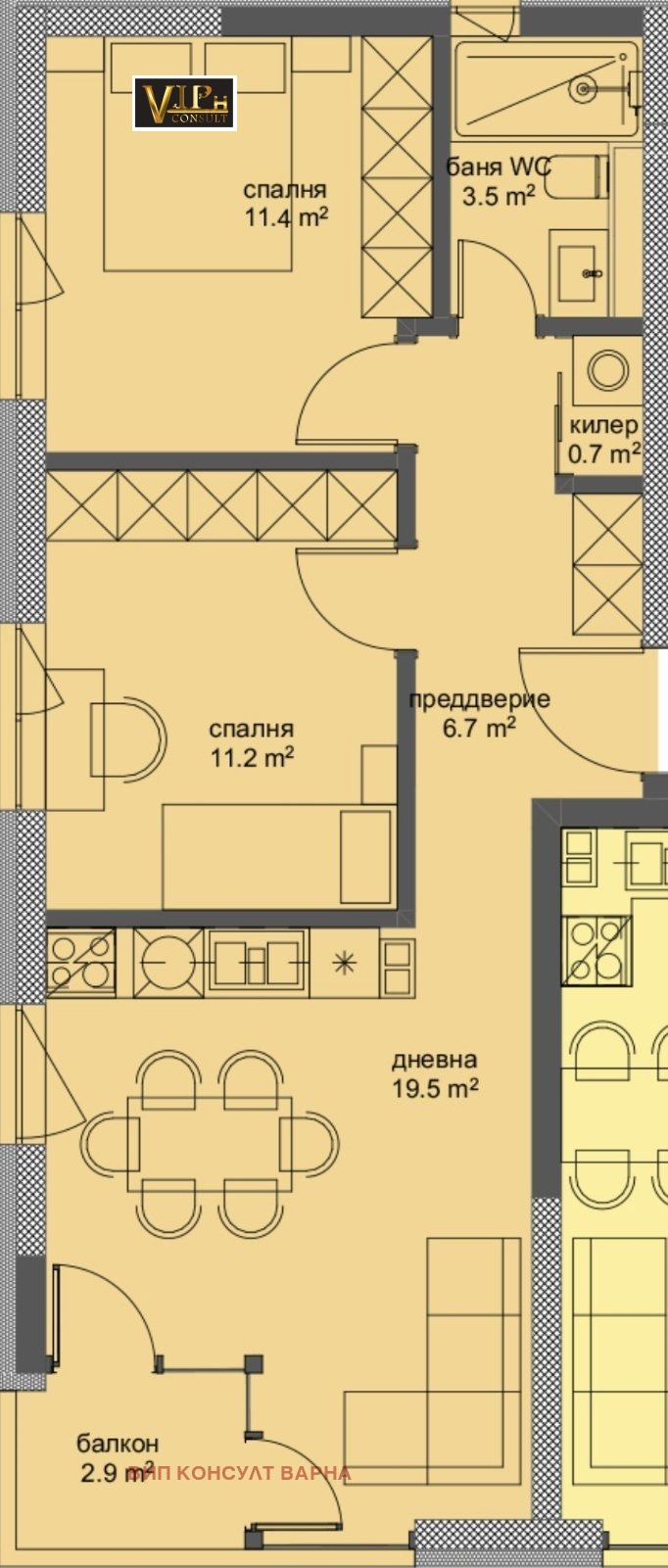 Продава 3-СТАЕН, град Варна, Младост 1 • 175000 € / 342270.25 лв. • 51884512 1