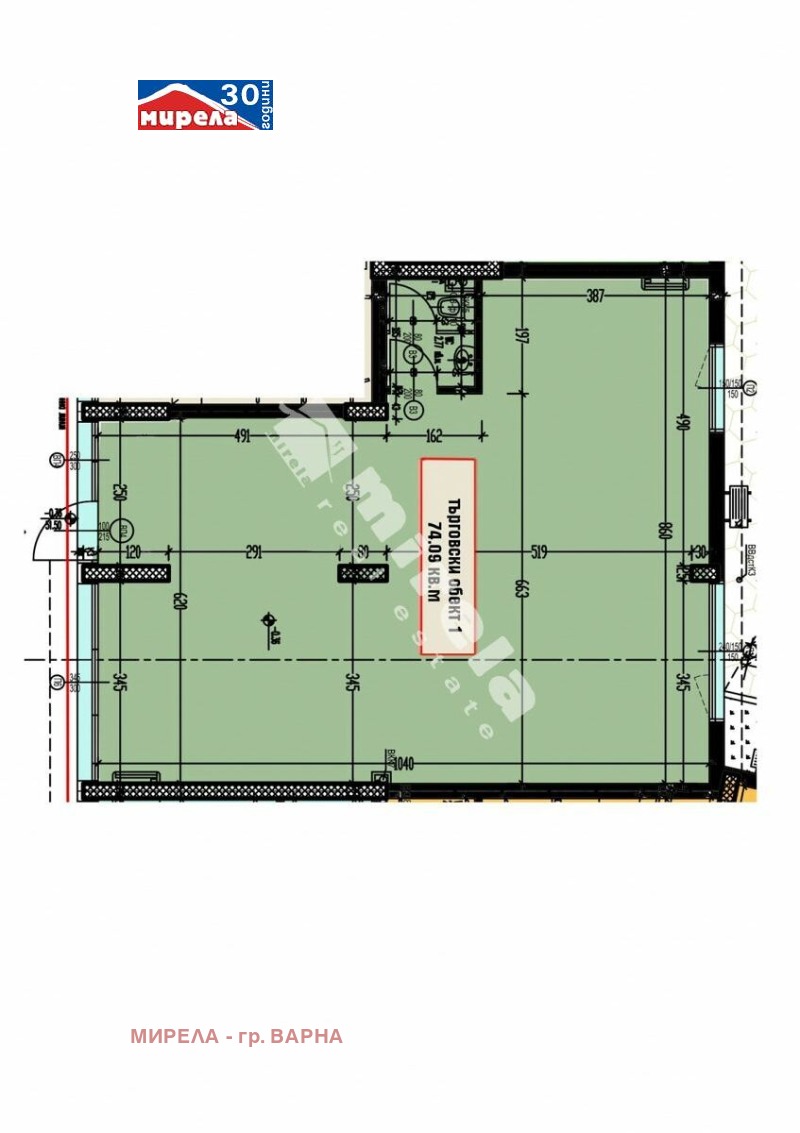 Продава ОФИС, гр. Варна, Аспарухово