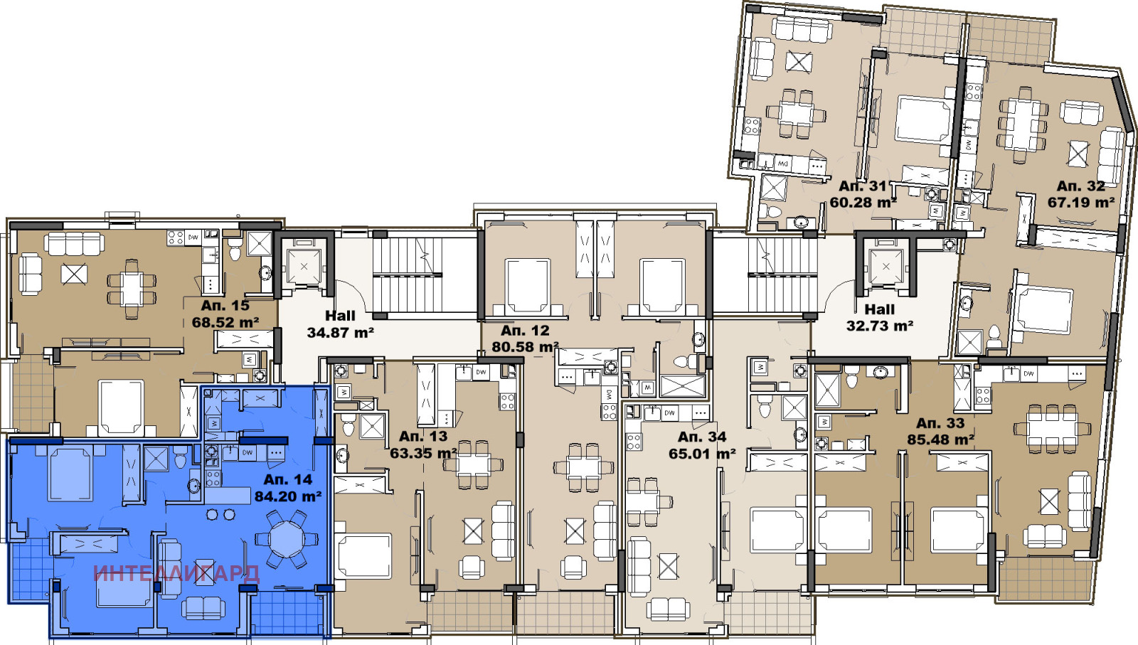 Продава 3-СТАЕН, гр. София, Карпузица, снимка 17 - Апартаменти - 53912892