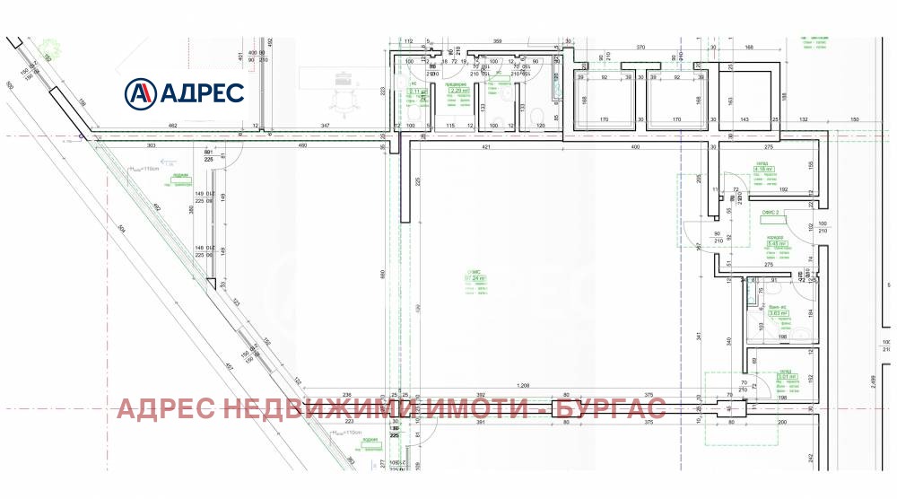 Продава ОФИС, гр. Бургас, Лазур, снимка 4 - Офиси - 53994414