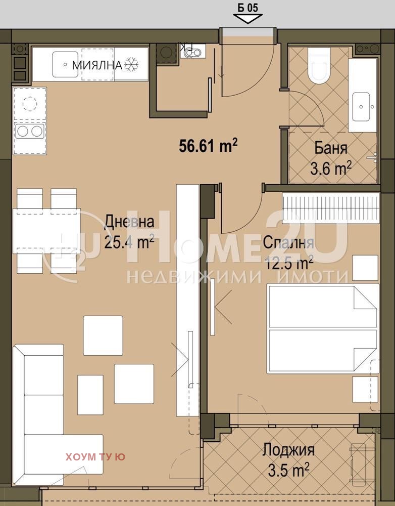 Продава 2-СТАЕН, гр. София, Славия, снимка 9 - Aпартаменти - 47936039