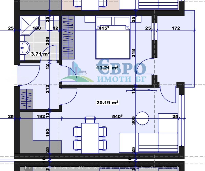 Продава 2-СТАЕН, гр. Стара Загора, Три чучура - север, снимка 2 - Aпартаменти - 48461531