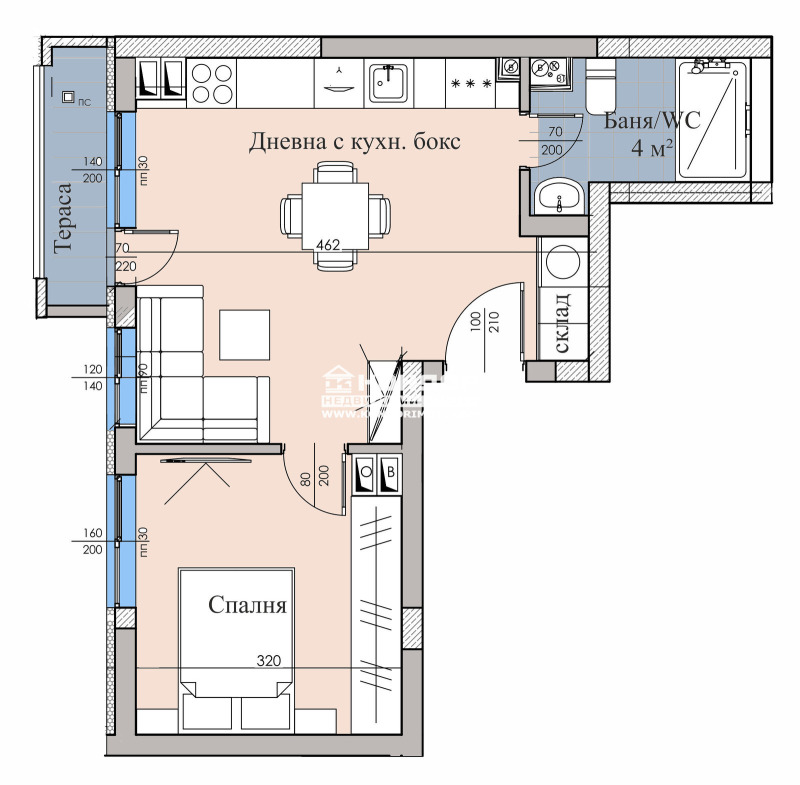 Продава 2-СТАЕН, гр. Пловдив, Въстанически, снимка 2 - Aпартаменти - 48629731