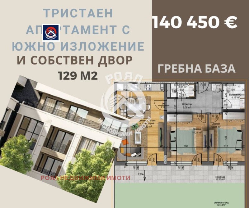 Продава 3-СТАЕН, гр. Пловдив, Христо Смирненски, снимка 1 - Aпартаменти - 47414660