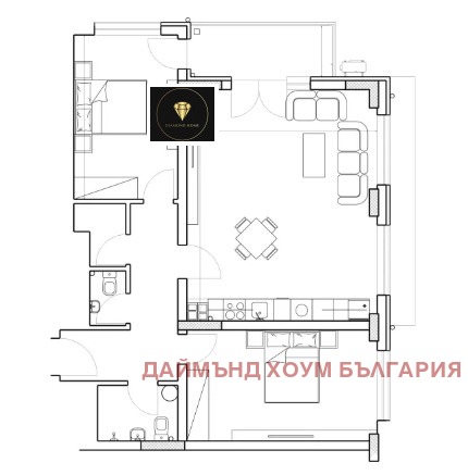 Na sprzedaż  2 sypialnie Plowdiw , Mladeżki Chalm , 110 mkw | 39748771 - obraz [2]