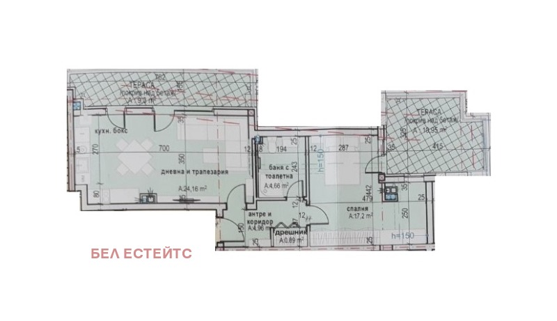 Продава 2-СТАЕН, гр. София, Кръстова вада, снимка 3 - Aпартаменти - 47493213