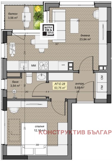 Продава 2-СТАЕН, гр. София, Левски Г, снимка 6 - Апартаменти - 55187871