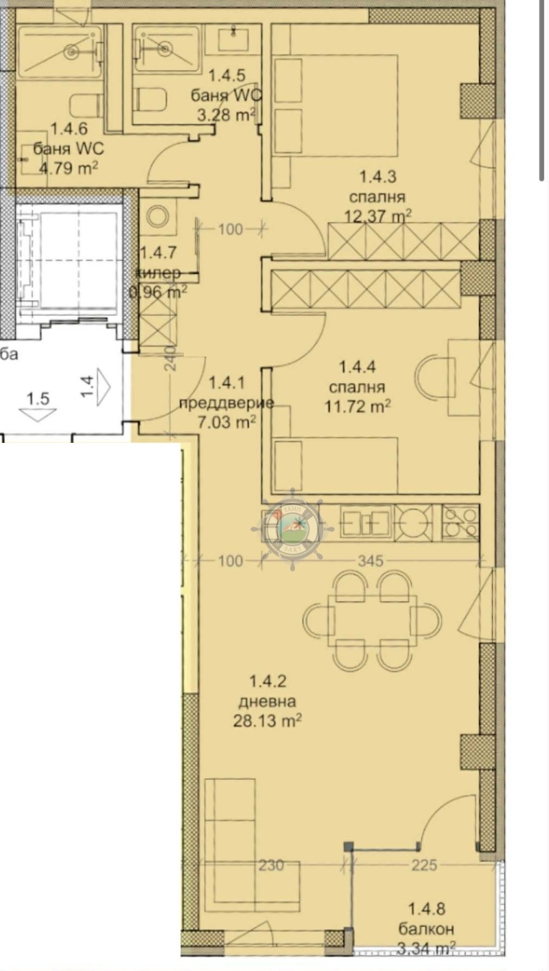 À vendre  2 chambres Varna , Trochevo , 106 m² | 43611207 - image [2]