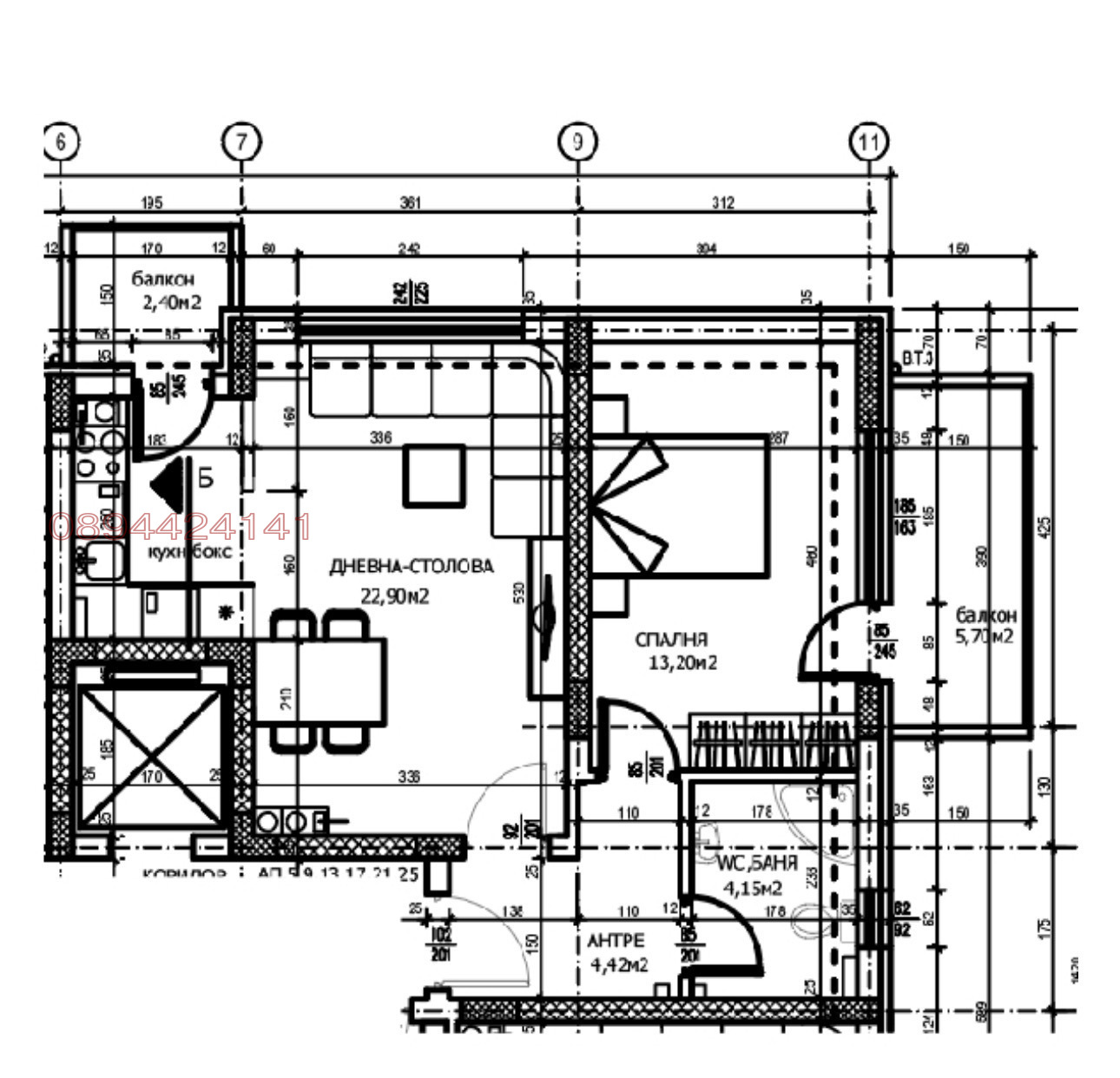Продава 2-СТАЕН, гр. Пловдив, Тракия, снимка 15 - Апартаменти - 55471333