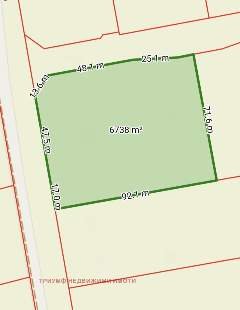 Продава ПАРЦЕЛ в град Варна, Западна промишлена зона - 6735 кв.м / 370 000 € » 723 657.10 лв., ТРИУМФ НЕДВИЖИМИ ИМОТИ