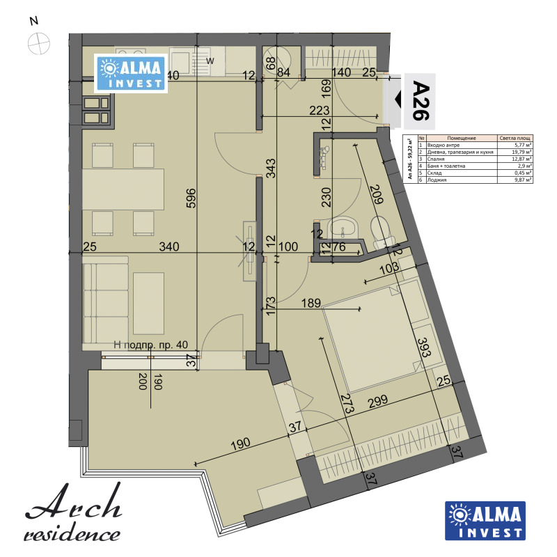 Til salgs  1 soverom Sofia , Tsentar , 70 kvm | 61396624 - bilde [7]