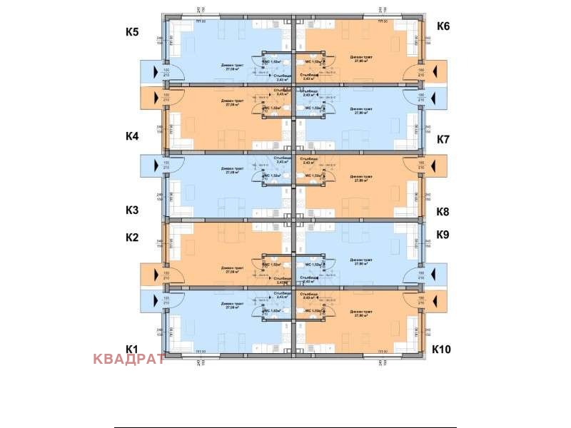 Продава КЪЩА, гр. Аксаково, област Варна, снимка 5 - Къщи - 55121141