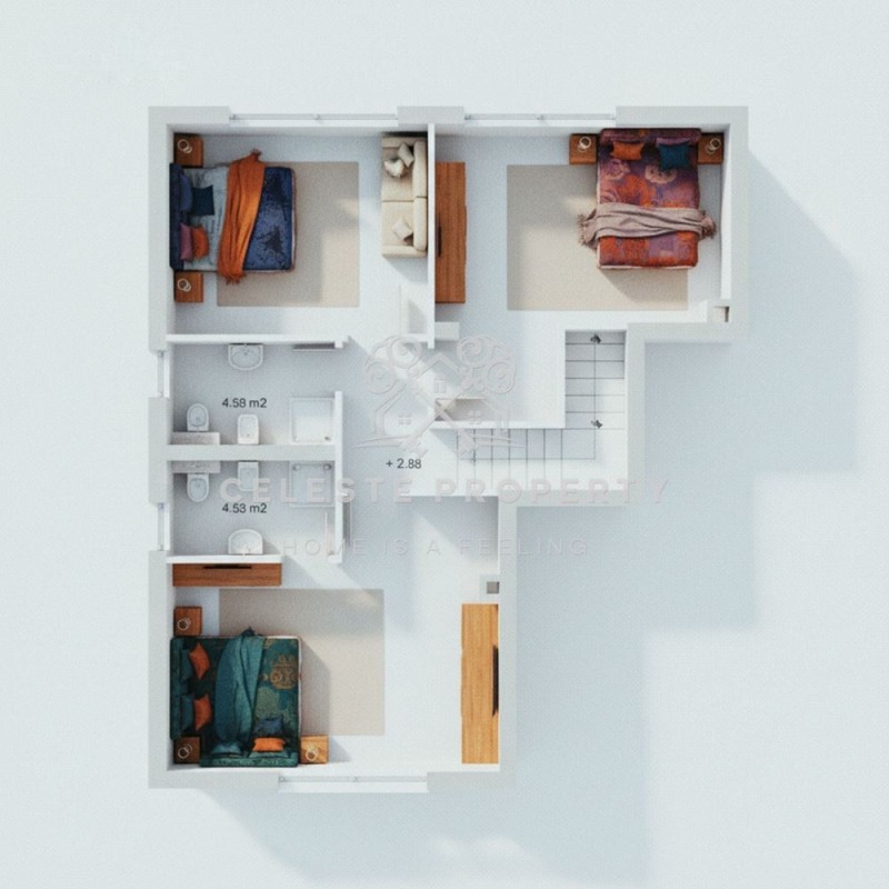 Продава КЪЩА, с. Драгичево, област Перник, снимка 4 - Къщи - 52636757