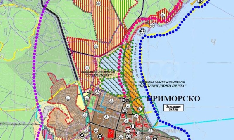 Продава ПАРЦЕЛ, гр. Приморско, област Бургас, снимка 3 - Парцели - 51301014