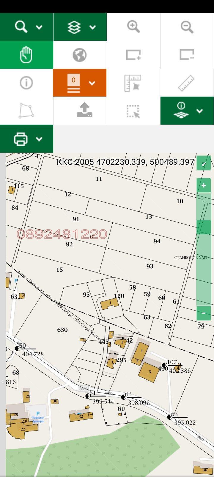 Продава ПАРЦЕЛ, с. Старозагорски бани, област Стара Загора, снимка 2 - Парцели - 52786160