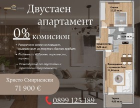 1 bedroom Hristo Smirnenski, Plovdiv