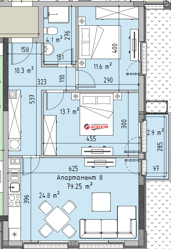 Продава 3-СТАЕН, гр. София, Витоша, снимка 5 - Aпартаменти - 47510542