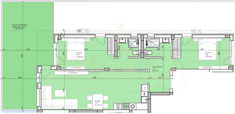 Продава  3-стаен град Пловдив , Беломорски , 143 кв.м | 32256516 - изображение [6]