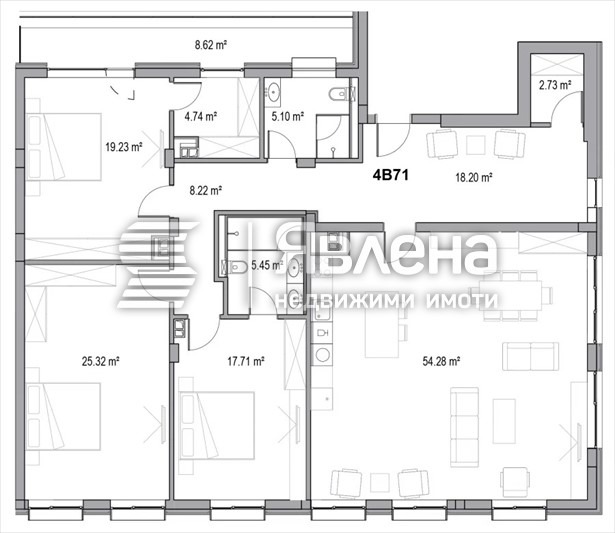 Продава 4-СТАЕН, гр. Пловдив, Христо Смирненски, снимка 6 - Апартаменти - 52619645
