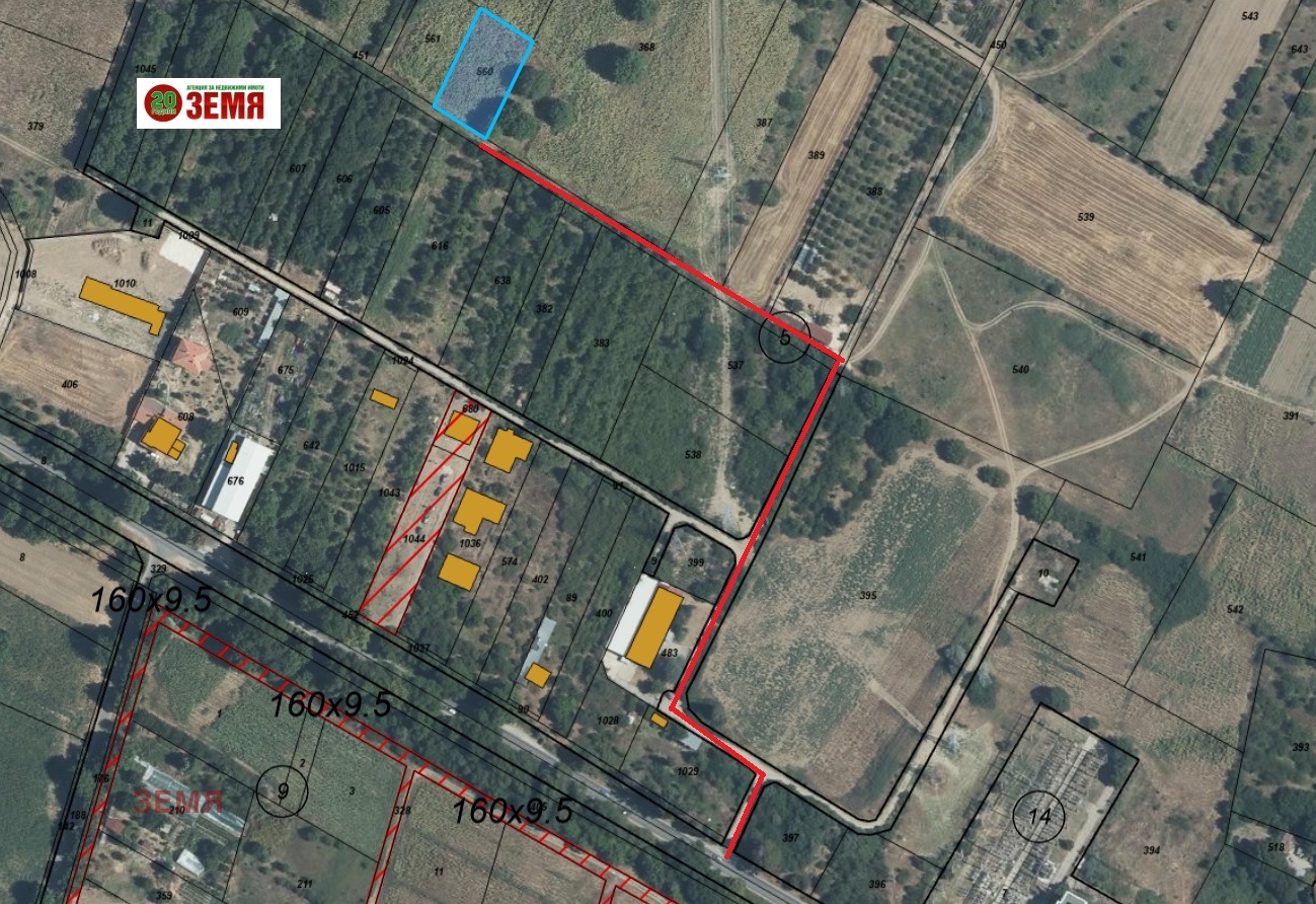 Продава ПАРЦЕЛ, гр. Пазарджик, Запад, снимка 2 - Парцели - 53922943