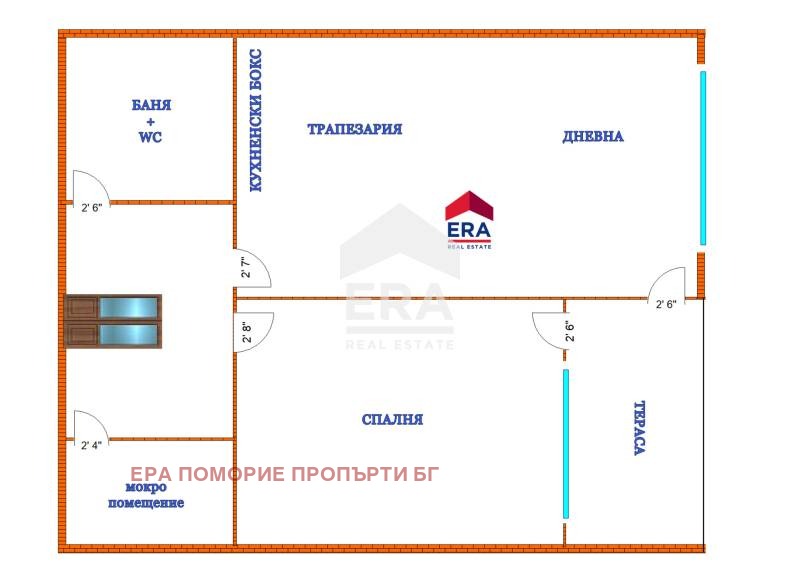 Продава  2-стаен област Бургас , гр. Поморие , 65 кв.м | 37554650 - изображение [7]