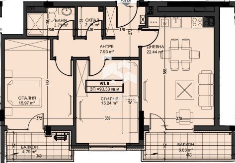 Продава 3-СТАЕН, гр. София, Горна баня, снимка 17 - Апартаменти - 56288150