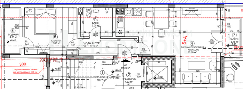 Продава  2-стаен град София , Център , 95 кв.м | 44137886 - изображение [2]