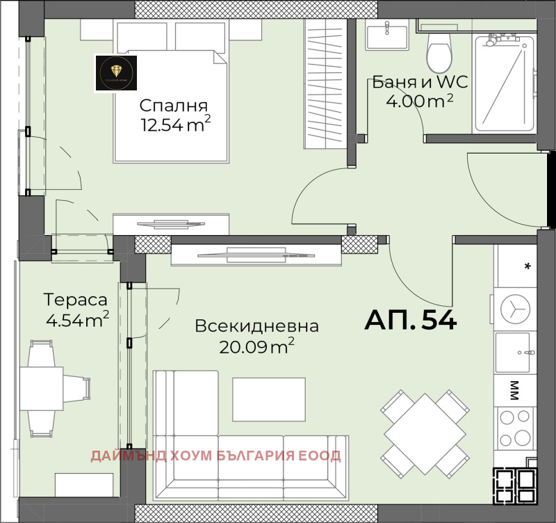 Продава 2-СТАЕН, гр. Пловдив, Христо Смирненски, снимка 2 - Aпартаменти - 49255559